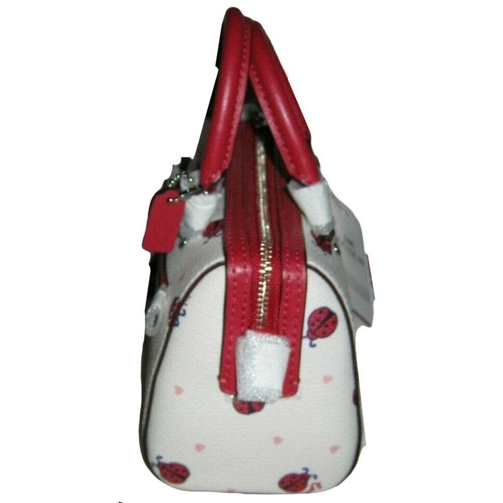 COACH 2 PIECE SET Ladybug Micro Rowan & Bag Charm - Picture 5 of 16